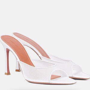 Amina Muaddi Mesh Heels 95